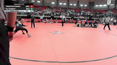 138 lbs Cons. Semi - Eli Garrett, Weatherford vs Sebastian Ramos, Coppell
