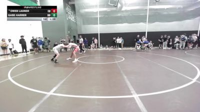 120 lbs Champ. Round 2 - Owen Launer, Kearney Matcats vs Gabe Harrer, Mo West