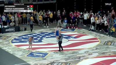 Champ. Round 1 - Bentley Klinkhammer, West Central vs Ace Godfrey, Rapid City Central