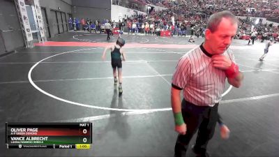 63 lbs Cons. Round 3 - Oliver Page, A-F Green Demons vs Vance Albrecht, Laona/Wabeno Rebels