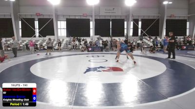 190 lbs Cons. Semis - Asher VanDerMolen, ISI vs Maximus Baxter, Knights Wrestling Club