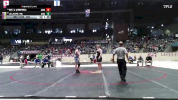 285 lbs Champ. Round 1 - Jace Detre, LaRue County vs Nate Manning, Boyd County