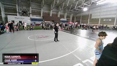 113 lbs Cons. Round 1 - McKay Clements, Champions Wrestling Club vs Chase Hager, Sanderson Wrestling Academy