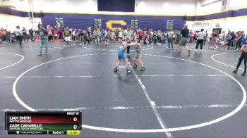 58 lbs Quarterfinal - Liam Smith, Gaston Grizzlies vs Cade Camarillo, Eastside Youth Wrestling