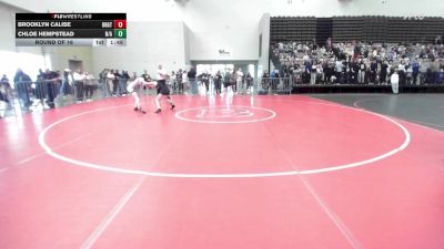 116 lbs Round Of 16 - Brooklyn Calise, Unattached vs Chloe Hempstead, N/A