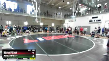 285 lbs Champ. Round 1 - Logan Leeson, West Valley (Spokane) vs Parker Bagley, Lewiston High School