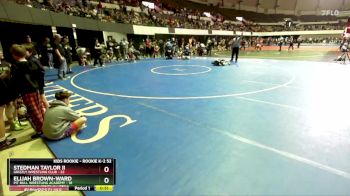 Rookie K-2 52 Champ. Round 1 - Stedman Taylor Ii, Grizzly Wrestling Club vs Elijah Brown-ward, Pit Bull Wrestling Academy