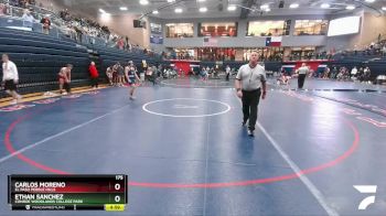 175 lbs Round 4 - Ethan Sanchez, Conroe Woodlands College Park vs Carlos Moreno, El Paso Pebble Hills