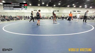 125 lbs Rr Rnd 5 - Zuri McCalpine-Ingram, Storm Wrestling Center vs Breanna Hunt, Mojo 7-12