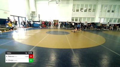 149 lbs Consi Of 16 #1 - Klay Reeves, Ohio State vs Kase Chopp, Unrostered- Quest