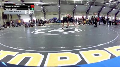 285 lbs Cons. Round 4 - Dawson Brown, John Carroll vs Jonah McCoy, St. Vincent