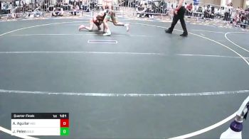 86 lbs Quarterfinal - Antonio Aguilar, Red Wave WC vs Joel Pelen, Golden Backs MRTC