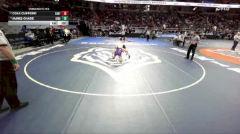 II-131 lbs Cons. Round 4 - James Chase, Avon-Geneseo vs Cole Clifford, Canton