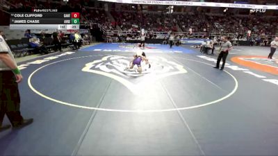 II-131 lbs Cons. Round 4 - James Chase, Avon-Geneseo vs Cole Clifford, Canton