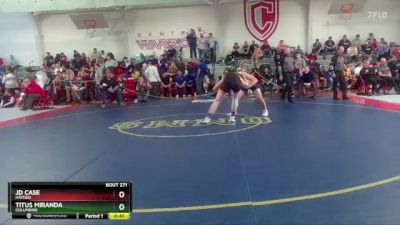 175 lbs Cons. Round 1 - JD Case, Hayden vs Titus Miranda, Columbine