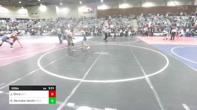 120 lbs Rr Rnd 3 - Jesse Oliva, No Team vs Brian Bernabe Verdin, Predators WC