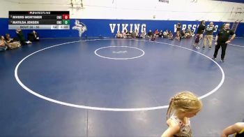 50 lbs Round 3 - Matilda Jensen, Champions Wrestling Club vs Rivers Mortimer, Champions Wrestling Club