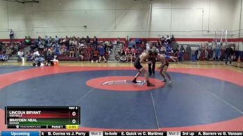 132 lbs Round 2 - Lincoln Bryant, Hartselle vs Brayden Neal, Hoover