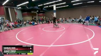 49 lbs Champ. Round 1 - Charles Yang, Katy Area Wrestling Club vs Robert Pierce, Steve Page Grappling