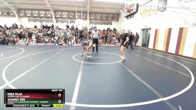 165 lbs Champ. Round 2 - Isra Faja, Sandra Day O`Conner vs Kianna Kim, American Leadership Academy - Gilbert North