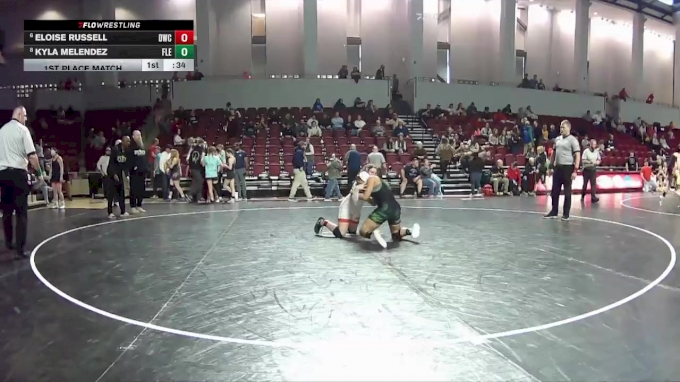 117-125 lbs 1st Place Match - Kyla Melendez, Flex vs Eloise Russell, Dinwiddie Wrestling Club