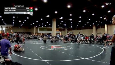 55 lbs 3rd Place Match - Carter Brock, Bay County Elite Wrestling vs Mick Fulgium, Rayne Wrestling Club