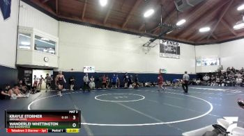 141 lbs Quarterfinal - Wanderlei Whittington, CSU Bakersfield vs Krayle Stormer, Oregon State