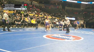 235 Class 2 lbs Quarterfinal - Jeralyn Spear, Troy Buchanan vs Malena Borja, Belton