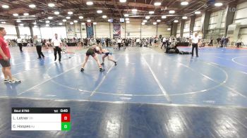 126 lbs Consi Of 16 #1 - Logan Letner, OH vs Christian Hoopes, NJ