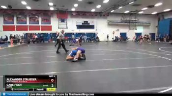 165 lbs Semifinal - Gabe Fiser, Loras vs Alexander Strueder, Wisconsin-Platteville
