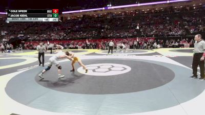 144 lbs Cons. Semis - Cole Speer, Brecksville vs Jacob Kiehl, St. Edward