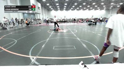 60 lbs Rr Rnd 3 - Alesia Ortiz, 84 Athletes - EL vs Logan Morrow, CTWHALE Narwhal - EL
