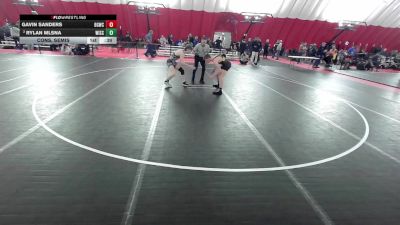 16U Boys - 144 lbs Cons. Semis - Aidyn Roman, Iowa vs Oliver Sudbrink, Cadott Wrestling Club