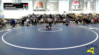 41 lbs 5th Place Match - Jack Hontz, Gowanda Wrestling Club vs Ashton Draudt, Gowanda Wrestling Club