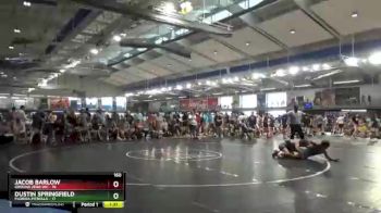 160 lbs 2nd Wrestleback (16 Team) - Dustin Springfield, Florida Pitbulls vs Jacob Barlow, Ground Zero WC