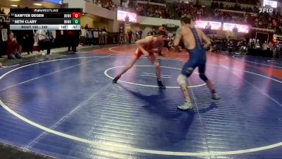 140 lbs Semifinal - Sawyer Degen, Big Game Wrestling Club MT vs Seth Clary, Ronan Wrestling Club