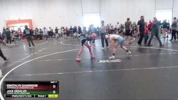 101 lbs Round 2 - Kristalyn Dandridge, Summerville Takedown Club vs Jack DeSalvo, Chapin Youth Wrestling