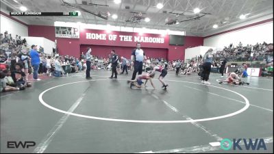 55 lbs Rr Rnd 3 - Luke Mapel, Blackwell Wrestling Club vs Rocky Johnson, Team Of Hard Knox