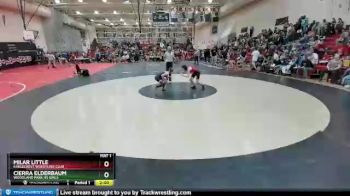 100 Girls Round 2 - Milar Little, Eaglecrest Wrestling Club vs Cierra Elderbaum, Woodland Park HS Girls