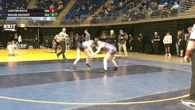 124 lbs Semifinal - Laikynn Bayle, Corry vs Kaylee Dayhoff, Susquehanna Township