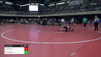 120 lbs Semifinal - Zane Crouse, Harrisburg vs Aaden Schiefer, York