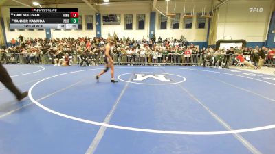 138 lbs 3rd Place - Dan Sullivan, Framingham vs Tanner Kamuda, Pentucket