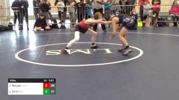 93 lbs Prelims - Ty McLeer, Kingsway ES vs John Ford, Middletown WC ES