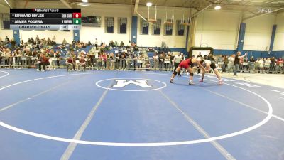 190 lbs Quarterfinal - Edward Myles, Concord-Carlisle vs James Fodera, Lynnfield/N.Reading
