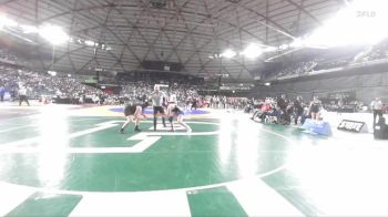 Girls 3A 190 lbs Cons. Round 5 - Ryan Madsen, Sedro-Woolley (Girls) vs Lanaya Harris, Marysville Getchell (Girls)