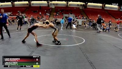 88 lbs Round 6 (8 Team) - Mason Myers, Armory Athletics vs Jace Barnes, Meridian Maniacs