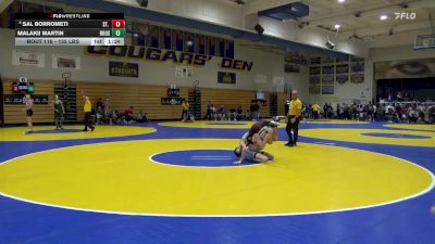 135 lbs Round Of 32 - Sal Borrometi, St. Peter`s Prep (NJ) vs Malakii Martin, Roosevelt (CO)