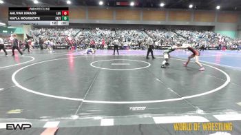 100 lbs Consi Of 4 - Aaliyah Jurado, Live Oak High School vs Kayla Mougeotte, Cats Wrestling Club