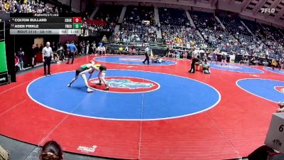 2A-106 lbs Quarterfinal - Colton Bullard, Cook vs Aden Pirkle, Franklin County