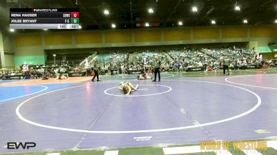 61 lbs 3rd Place - Nena Hauser, Southwest Stallions WC vs Jolee Bryant, F-5 Grappling